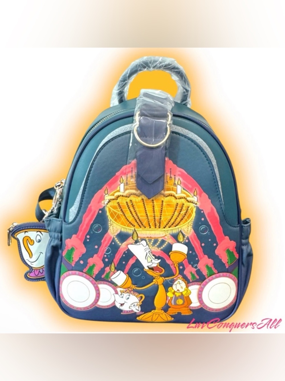 Disney Princess Beauty and the Beast Lumiere Be Our Guest Mini Backpack